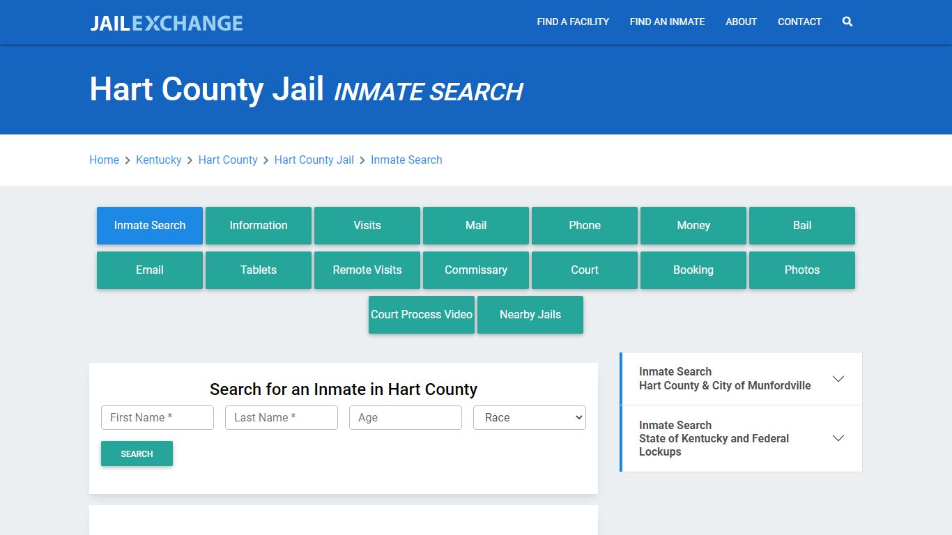 Hart County Jail, KY Inmate Search: Roster & Mugshots